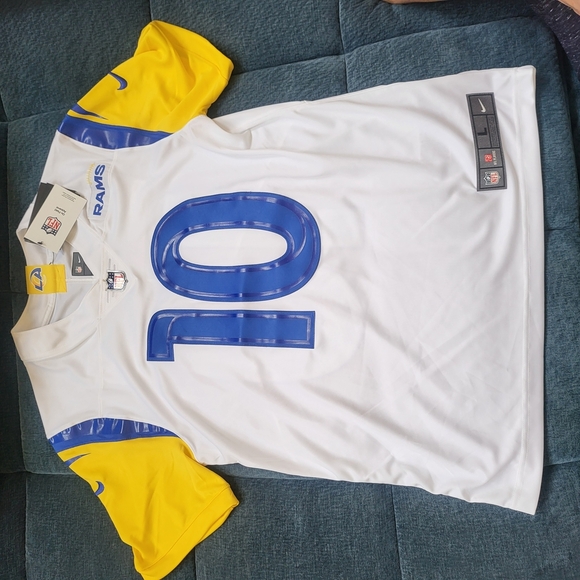 Nike Rams White and Yellow Jersey NWT - Picture 1 of 3